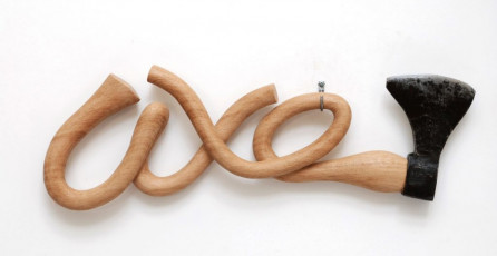 AXE I 2015 oak, steel