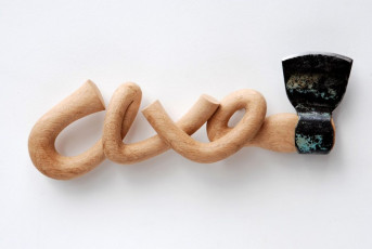 AXE II 2015 oak, steel