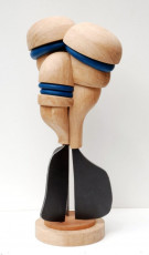 Benito VIII 2019 oak, steel, paint