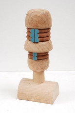 Benito XII 2019 wood, paint