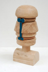 Benito XV 2019 wood, paint