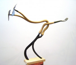 Catchysaurus IV 2007 oak, steel