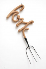 FORK 2015 oak, steel