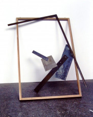 Frame I 1977 wood, steel