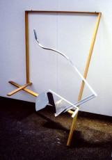 Frame II 1977 wood, steel
