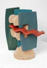 Fresco IX 2021 wood, oil paint