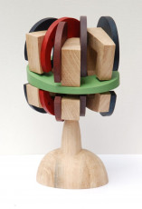 Fresco XII 2021 wood, oil paint