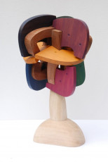 Fresco XVII 2021 wood, oil paint