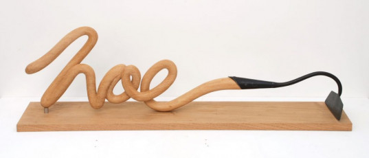 HOE I 2015 oak, steel