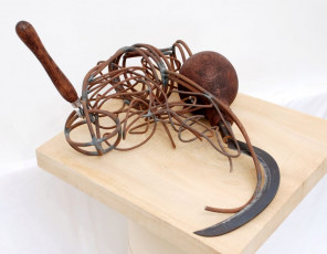 History of the World II 2011 oak, steel