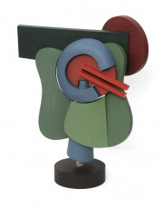 Luca XVI 2022 wood, oil paint