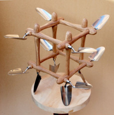 Reliquary I 2016 oak, steel