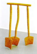 Trispade 1994 oak, oil paint