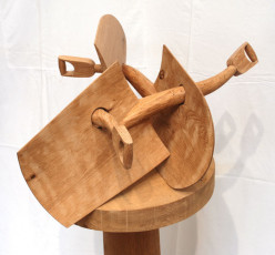 Landmine III, 2010 oak, steel