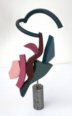 Apostoli IV 2024 oak, oil paint