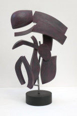 Apostoli VIII 2024 oak, steel, oil paint