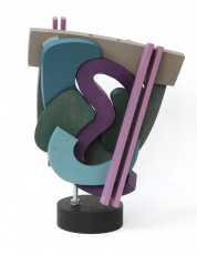 Turone I 2023 oak, oil paint